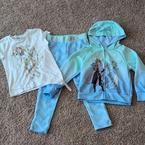 Disney White and Blue 3 Piece Set